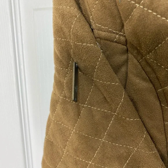 Equine Couture Women's Brown Quilted Riding Jacket size medium - Picture 8 of 15